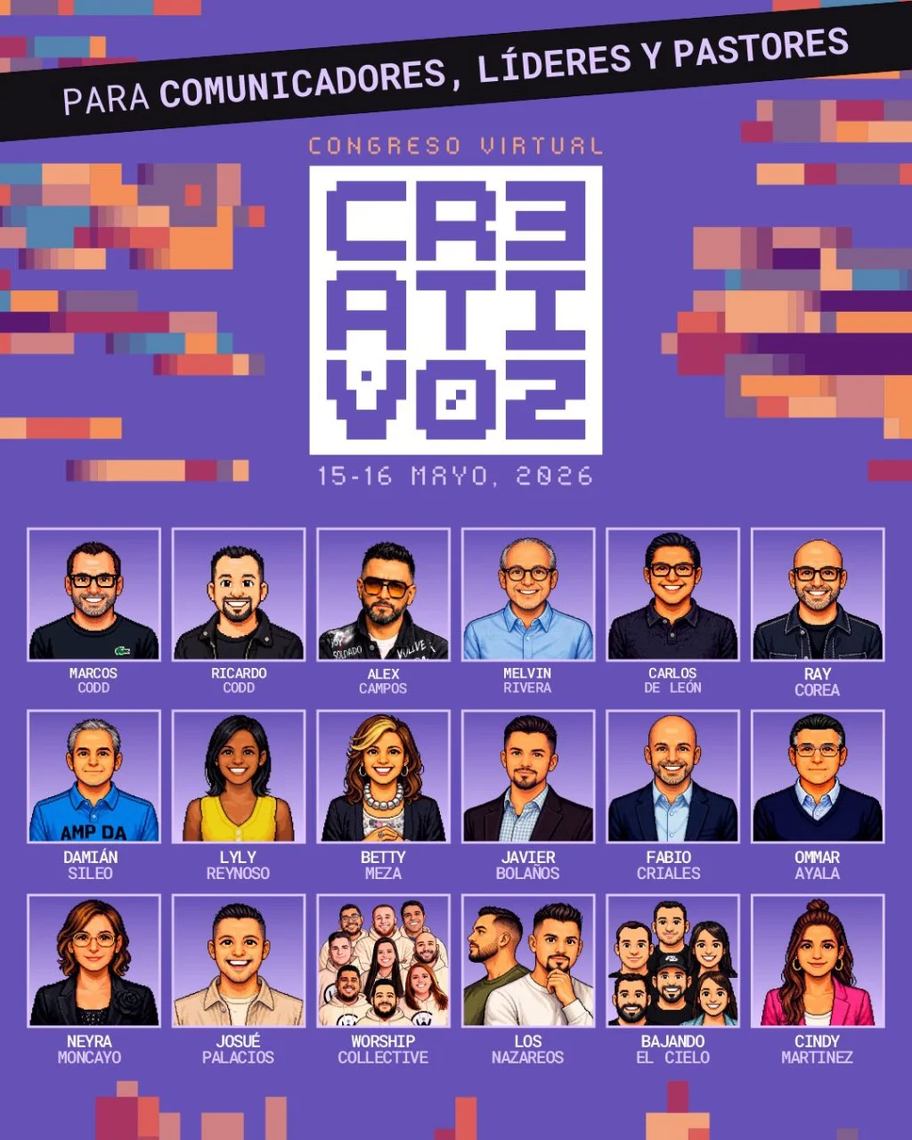 CREATIVOZ - Flyer Oradores