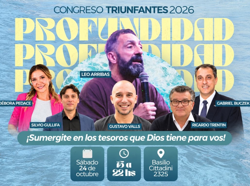 La Iglesia Triunfantes presenta el “Congreso Profundidad”: un llamado a superar la superficialidad y restaurar los vínculos esenciales
