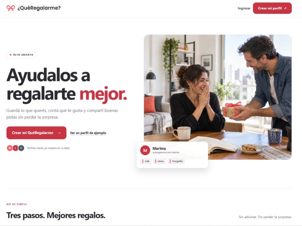 Nace QueRegalarme.com: una plataforma para dar pistas y recibir regalos más acertados
